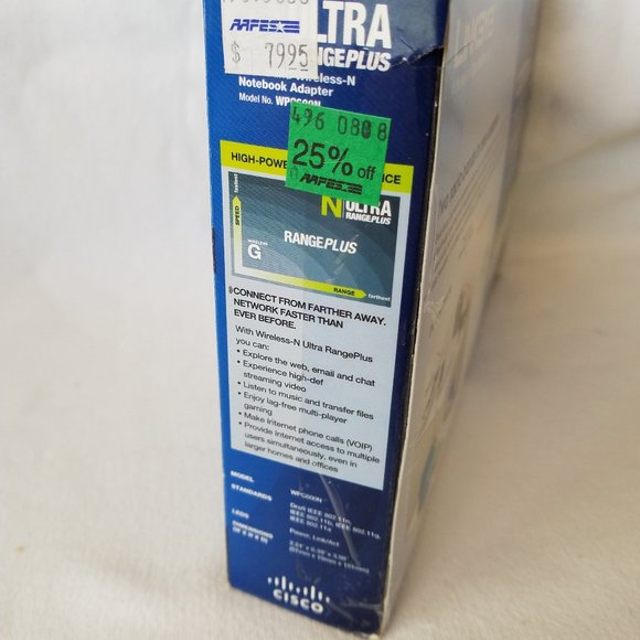 Linksys WPC600N Wireless Adapter EUC - Picture 3 of 5